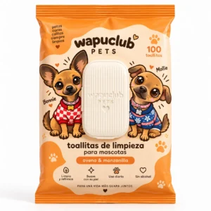 Toallitas de limpieza Wapuclub Pets 🐾