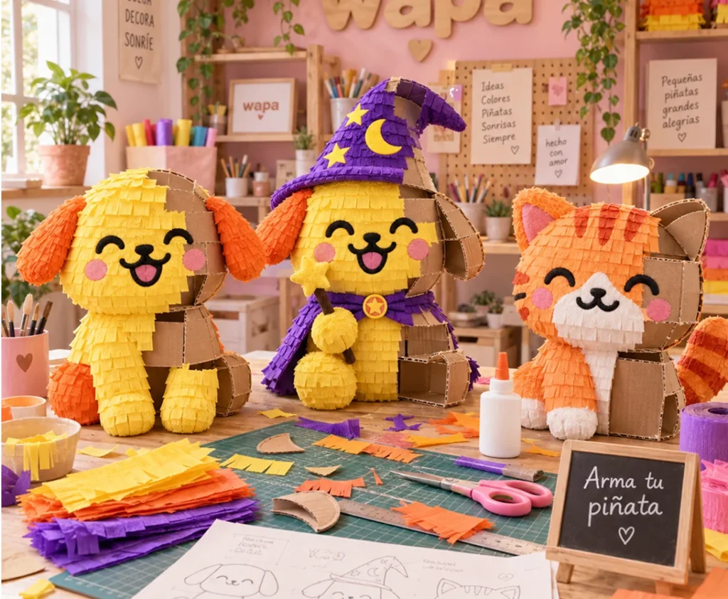 Workshop de piñatas, aprende a hacer tus personajes favoritos del…