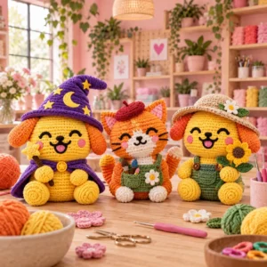 Curso- Amigurumis con estilo: personajes y accesorios